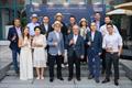 Mr Victor Cha, Chairman of HKR International Limited (third right, front row), Mr David Lee, Director, Hong Kong Property of CITIC Pacific Limited (third left, front row), Mr Jackie Tang, MD of HKR International Limited (second right, front row) & guests © Lantau Yacht Club