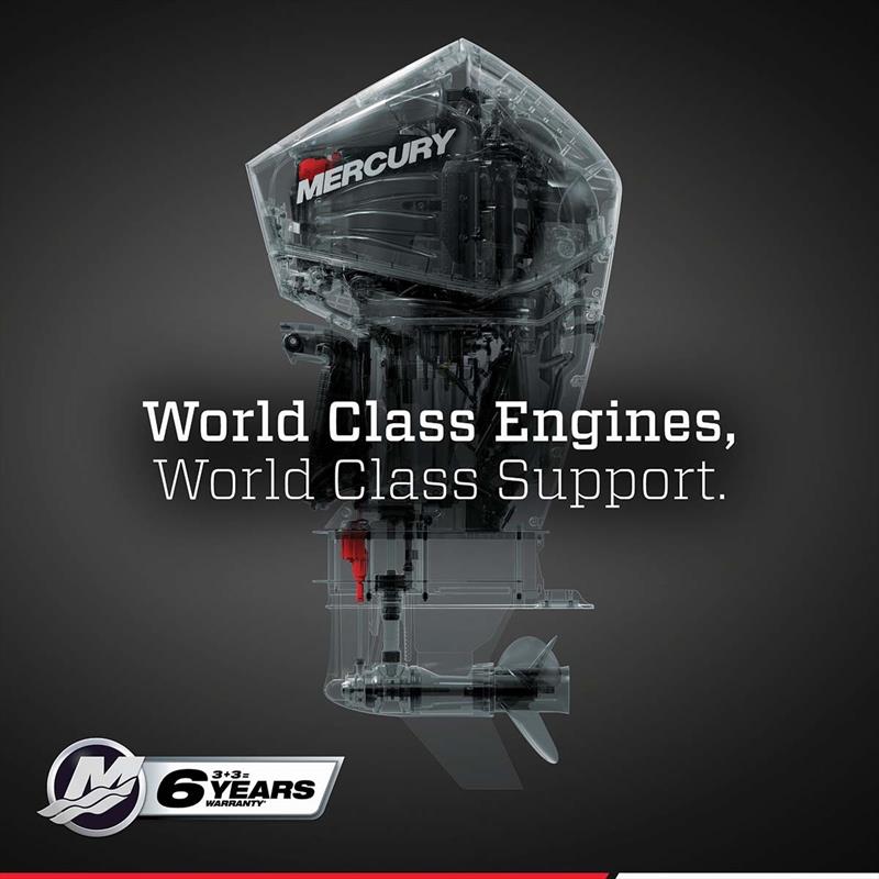 Mercury's new comprehensive Six Year Warranty - photo © Mercury Marine
