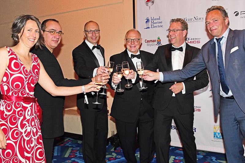 Project Team celebrating their wins  - photo © International Superyacht Society