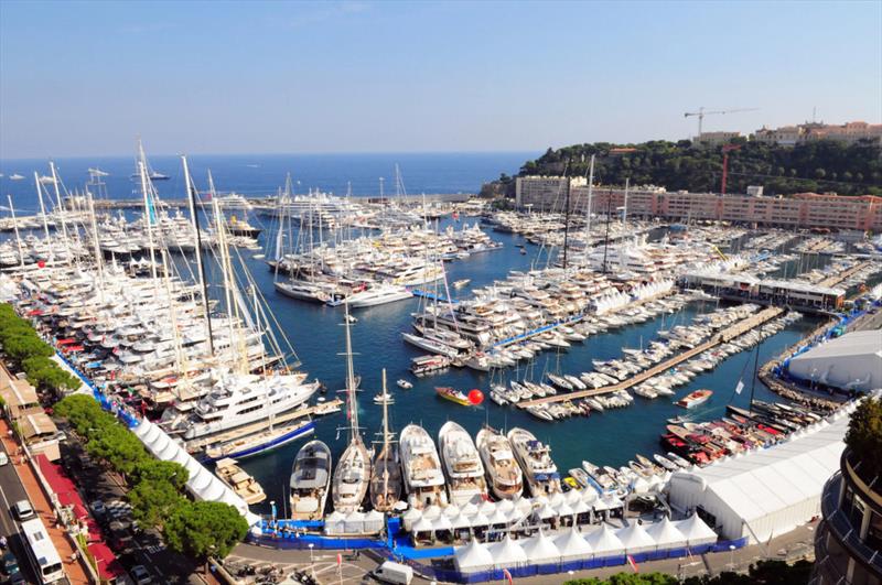 Port Hercule full for the 2019 Monaco Yacht Show 2019 - photo © Maddie Spencer