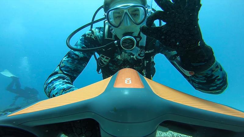 Geneinno S1 Pro underwater scooter - photo © Gear's Joy