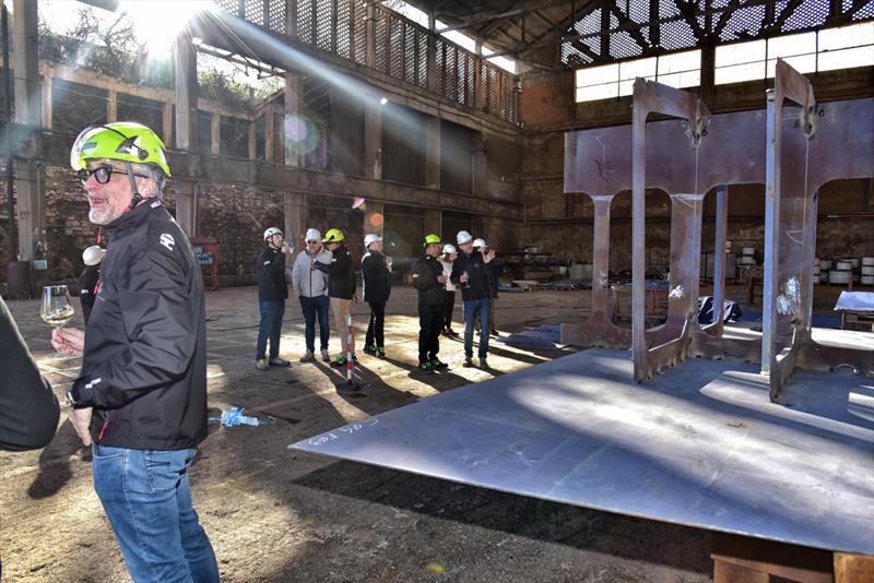 Antonini Navi celebrates the keel-laying of the Explorer Yacht 32m - photo © Antonini Navi