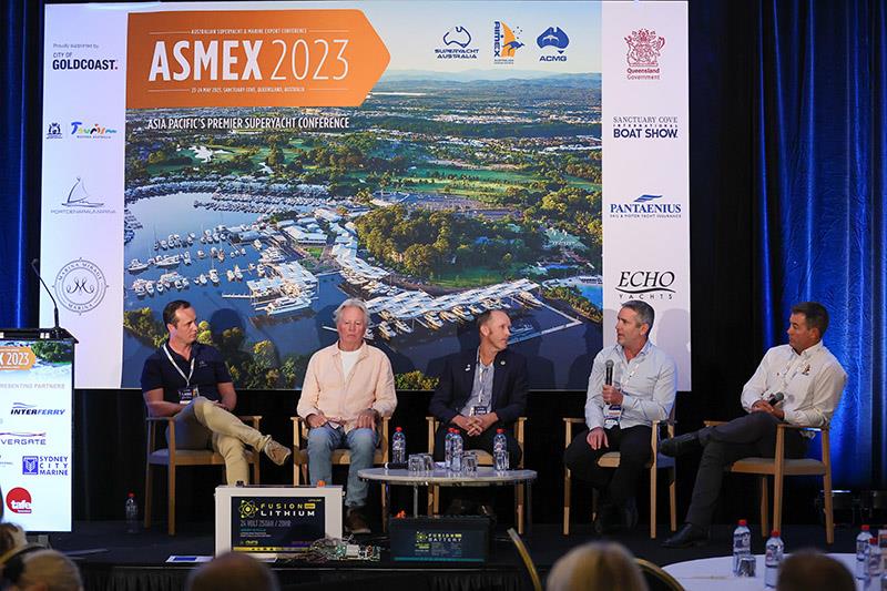 Panellists at ASMEX 2023 - photo © Salty Dingo