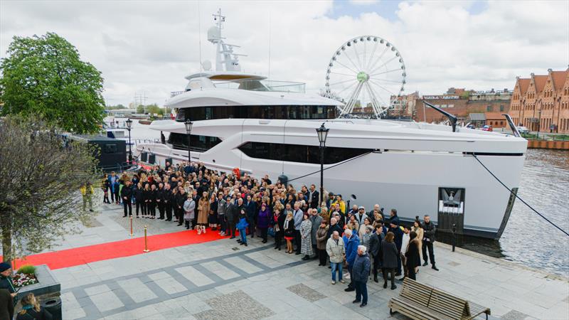 Conrad Shipyard celebrates C144s Extra Time - photo © Conrad Shipyard