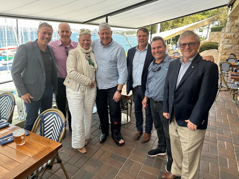 AIMEX Board Members, past and present; Kane Bygrave, Ron Schroeder, Michaela Claes, Stephen Vincent, Peter Dowdney, Brad Marsden and Richard Champman - photo © AIMEX