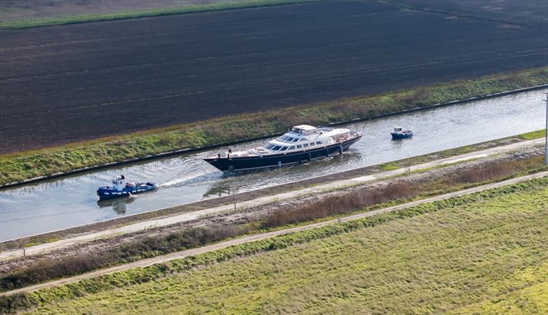 Perini Navi refit photo copyright Cantieri di Pisa taken at  and featuring the Marine Industry class