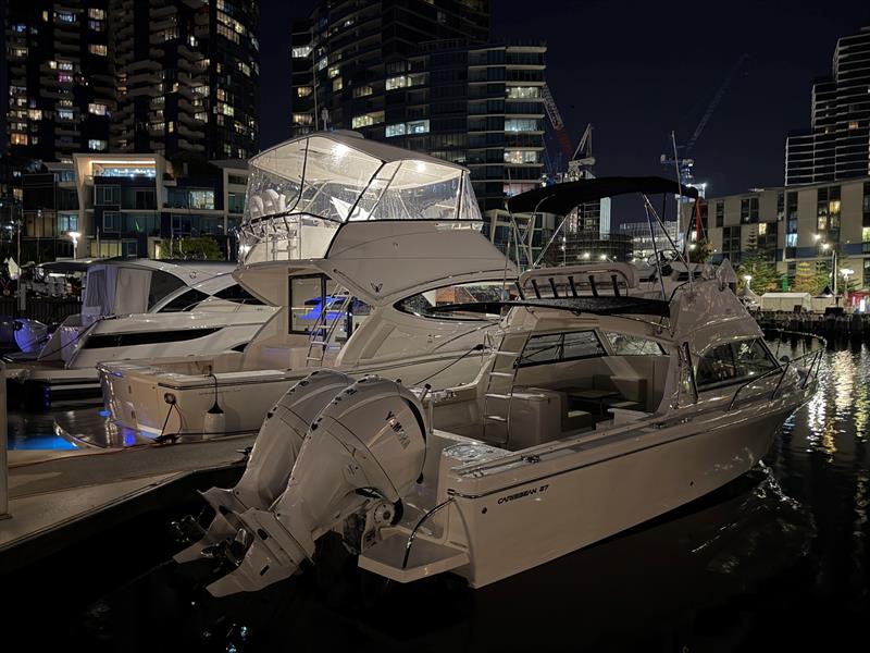 Caribbean F40 and F27 Flybridge at Melbourne Boat Show - photo © Caribbean Boats