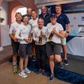 Sweden’s TEAM Wings represented by (from left to right) Elisabeth Nilsson, Anna Ôstling, Anna Holmdahl White, Annika Carlunger - 2024 Aspen Bermuda Women's Match Racing Regatta © Ian Roman / WMRT