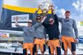 2025 Bermuda Gold Cup Champions Berntsson Sailing Team (l-r) Oscar Angervall, Herman Andersson, Johnie Berntsson and Björn Lundgren © Ian Roman / WMRT
