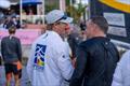 2025 Bermuda Gold Cup - Ian Williams (GBR) congratulating Johnie Berntsson on his Gold Cup win © Ian Roman / WMRT