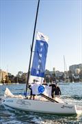 Ben Crafoord, Eddie Reid, Jacob Marks and Max Nearn (CYCA) win the OCIUS Youth Match Racing Championship 2026 &copy; CYCA / Ashley Dart