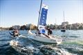 Ben Crafoord, Eddie Reid, Jacob Marks and Max Nearn (CYCA) win the OCIUS Youth Match Racing Championship 2026 &copy; CYCA / Ashley Dart