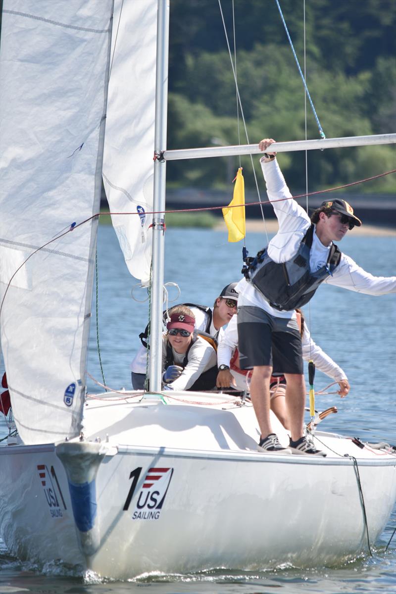 2018 U.S. Youth Match Racing Championship photo copyright Francis George / Oakclif taken at Seawanhaka Corinthian Yacht Club and featuring the Match Racing class