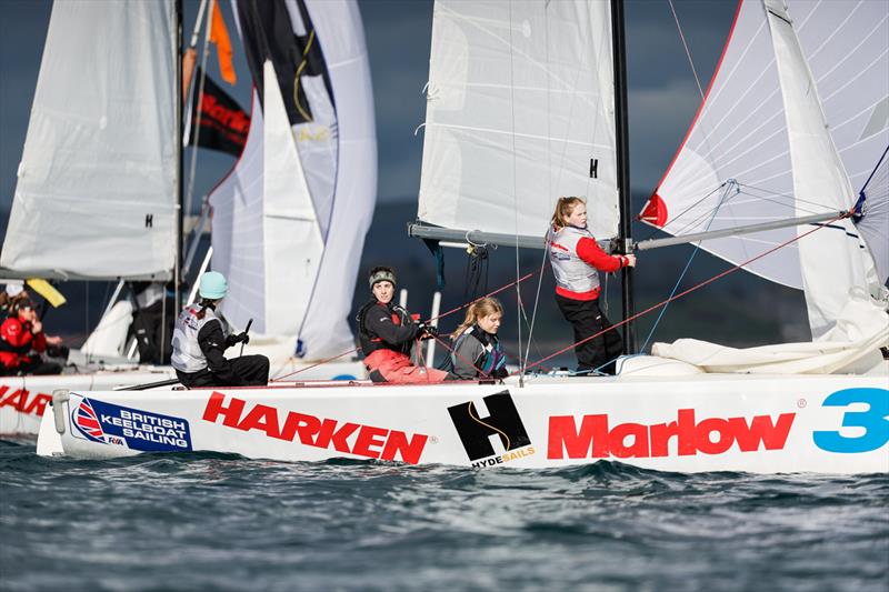 RYA Marlow Ropes Women's Match Racing Championship photo copyright Paul Wyeth / RYA taken at Weymouth & Portland Sailing Academy and featuring the Match Racing class