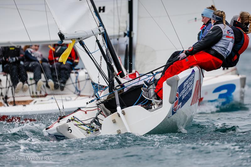 RYA Marlow Ropes Women's Match Racing Championship - photo © Paul Wyeth / RYA