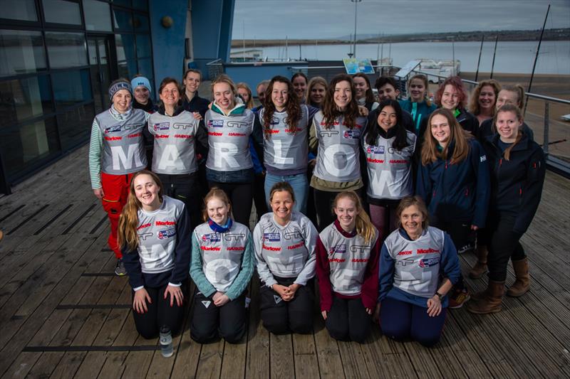 Competitors at the RYA Marlow Ropes Women's Match Racing Championship - photo © Paul Wyeth / RYA