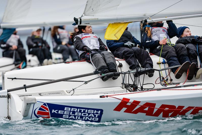 RYA Marlow Ropes Women's Match Racing Championship photo copyright Paul Wyeth / RYA taken at Weymouth & Portland Sailing Academy and featuring the Match Racing class