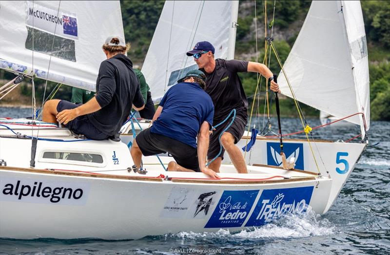 Robbie McCutcheon (NZL) Cutch Racing at OM International Ledro Match Race photo copyright AVLL | Zerogradinord taken at Vela Lago di Ledro and featuring the Match Racing class