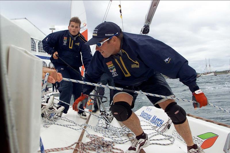 Dean Barker (NZL) Team New Zealand competing at Stena Match Cup Sweden 2002 - photo © WMRT