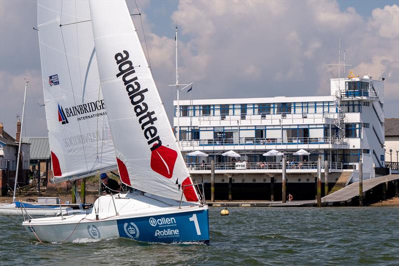 RYA Match Racing Series at Burnham photo copyright Petru Balau Sports Photography / sports.hub47.com taken at Royal Corinthian Yacht Club, Burnham and featuring the Match Racing class