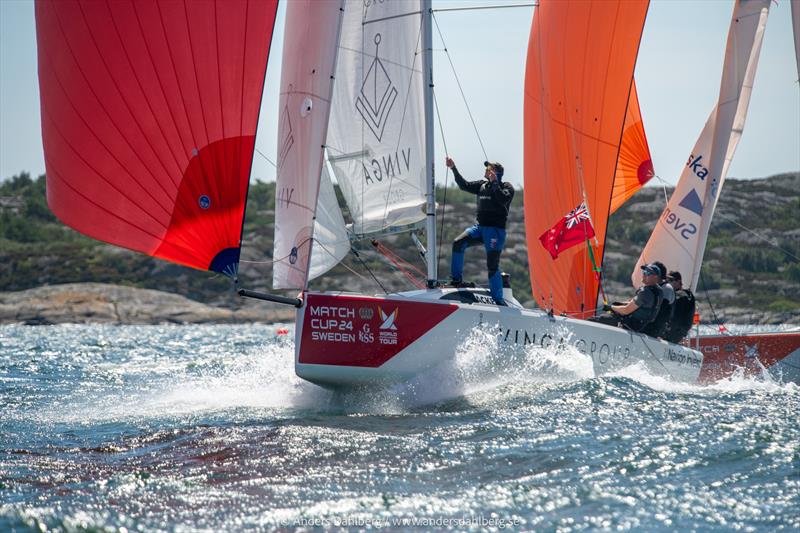 Nick Egnot-Johnson (NZL)/ KNOTS Racing at the GKSS Match Cup Sweden and Nordea Women's Trophy - photo © ANDERS DAHLBERG