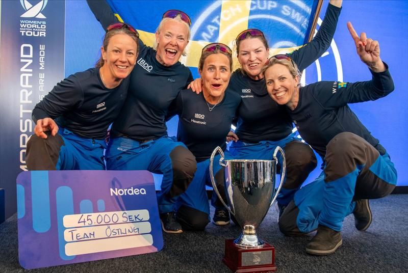 Team WINGS win the Nordea Women's Trophy at GKSS Match Cup Sweden photo copyright Anders Dahlberg taken at Royal Gothenburg Yacht Club and featuring the Match Racing class