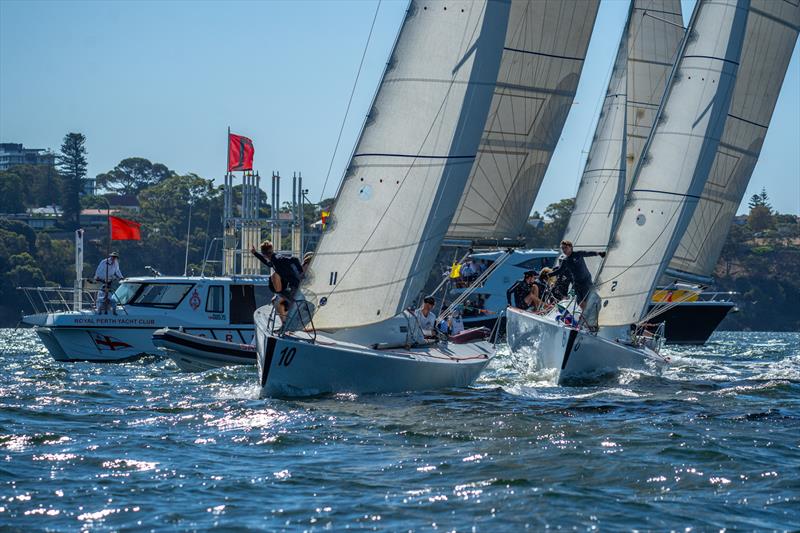 Warren Jones International Youth Regatta photo copyright Down Under Sail taken at Royal Freshwater Bay Yacht Club and featuring the Match Racing class