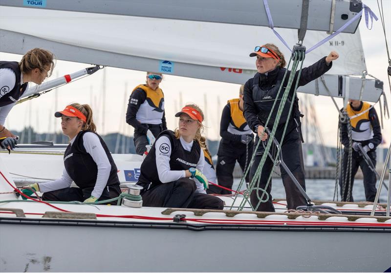 Julia Aarsten (NED) Team Out of the Box. Women's WMRT Denmark 2023 photo copyright World Match Racing Tour taken at  and featuring the Match Racing class