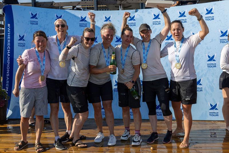 1st Place Camilla Ulrikkeholm, Sara Keir Wright, Line Mørfebjerg Fischer, Maria Juul, Louise Ulrikkeholm Bredvig and Lærke Ilsø Nørgaard - Women's WMRT Denmark 2024 photo copyright Sailing.Pics / Mogens Hansen taken at Royal Danish Yacht Club and featuring the Match Racing class