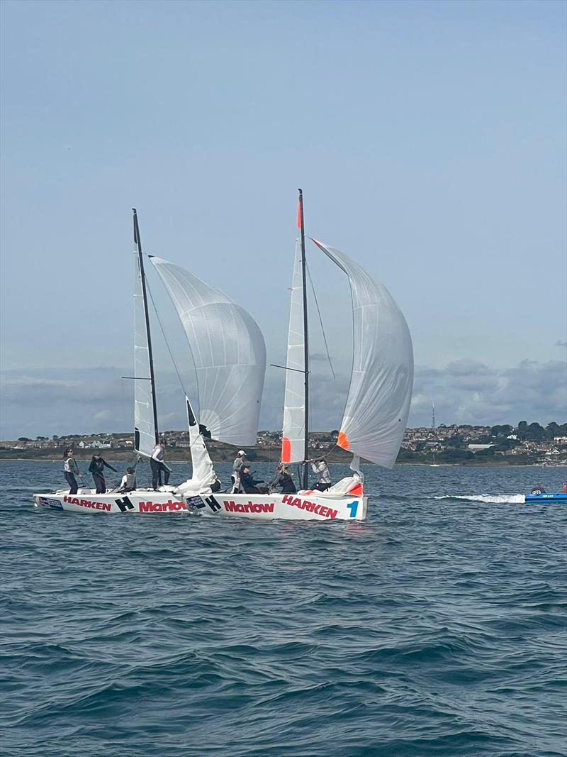 RYA Marlow Ropes Women's Match Racing Championship photo copyright Phil Devereux taken at Weymouth & Portland Sailing Academy and featuring the Match Racing class