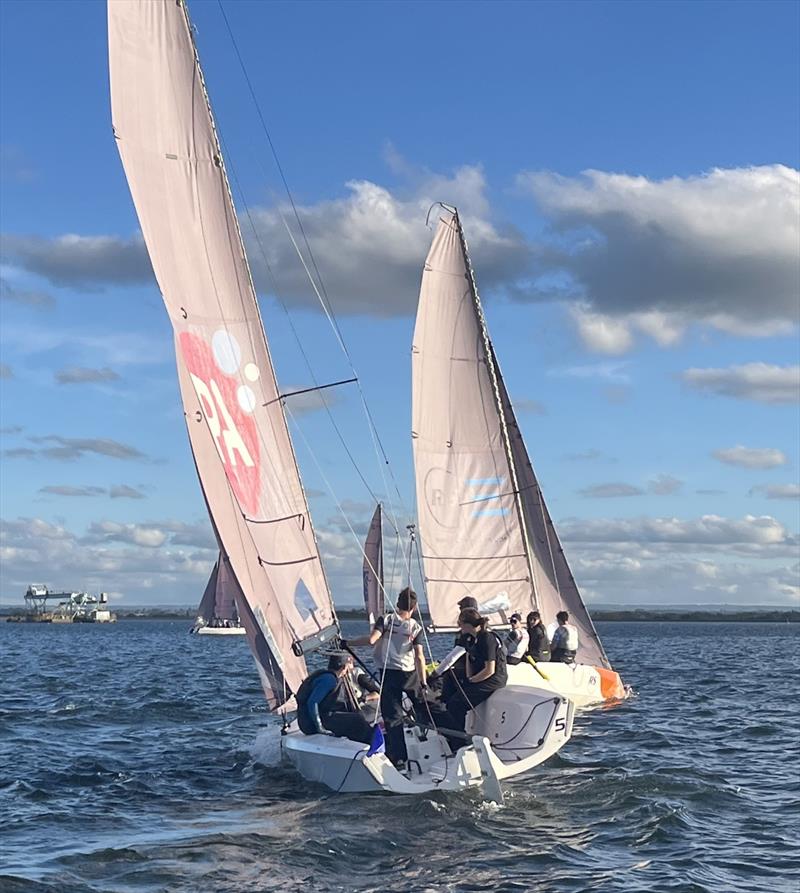 RYA National Match Racing Championship Grand Finals photo copyright Richard Moxey taken at Queen Mary Sailing Club and featuring the Match Racing class