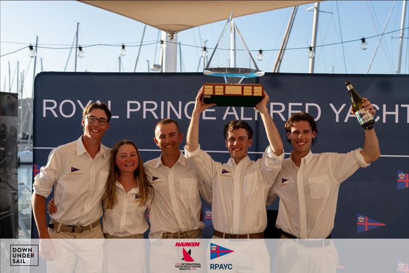 30th HARKEN International Youth Match Racing Championship photo copyright Down Under Sail taken at Royal Prince Alfred Yacht Club and featuring the Match Racing class