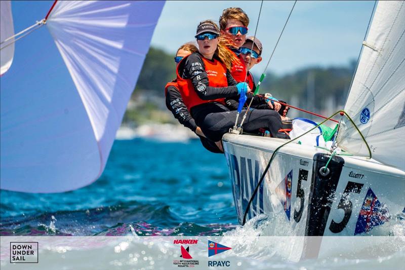 30th HARKEN International Youth Match Racing Championship photo copyright Down Under Sail taken at Royal Prince Alfred Yacht Club and featuring the Match Racing class