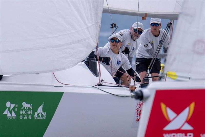 Ian Williams, Pindar by Manuport Logistics  (crew Richard Sydenham, Gerard Mitchell, Jon Gundersen) - 2025 Macao Match Cup day 1 - photo © Ian Roman / WMRT