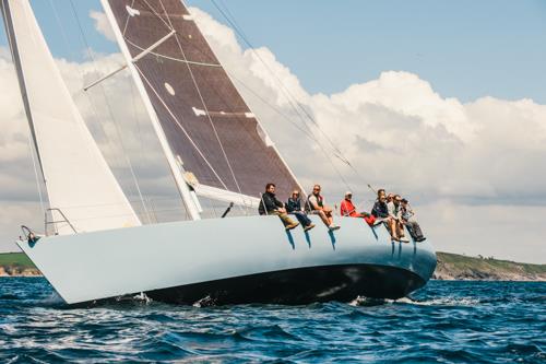 2014 Pendennis Cup day 1 photo copyright Nick Bailey taken at Royal Cornwall Yacht Club and featuring the Maxi class