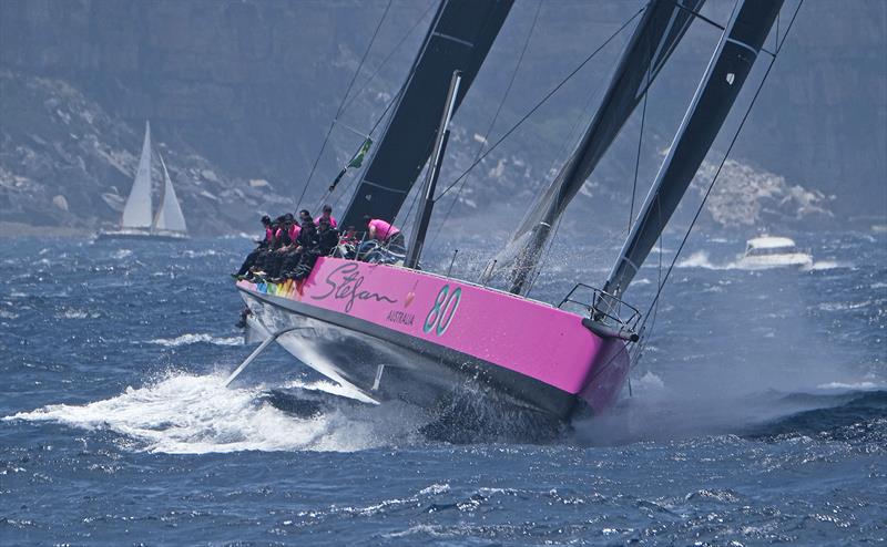 Botin 80 Stefan Racing off Sydney Heads after the start of the 2021 Sydney to Hobart Yacht Race - photo © Mitch Pearson / Surf Sail Kite