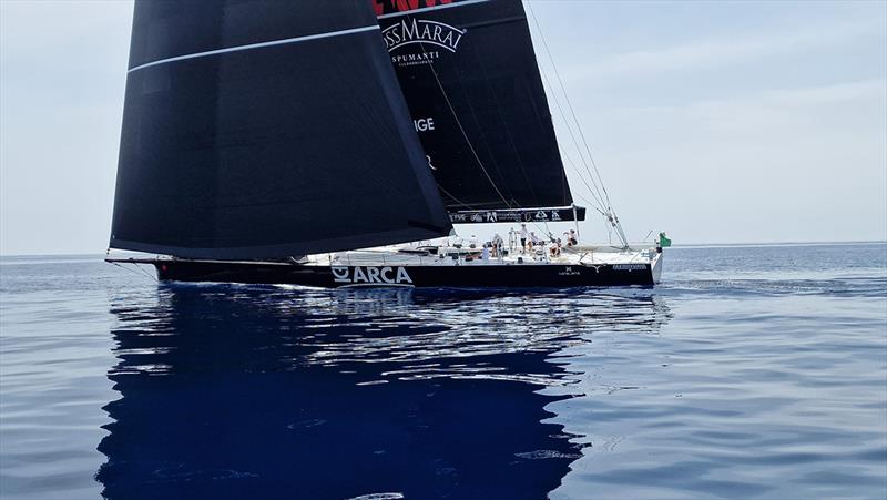 Defending line honours winner, Furio Benussi's 100ft ARCA SGR - Rolex Giraglia - photo © James Boyd / IMA