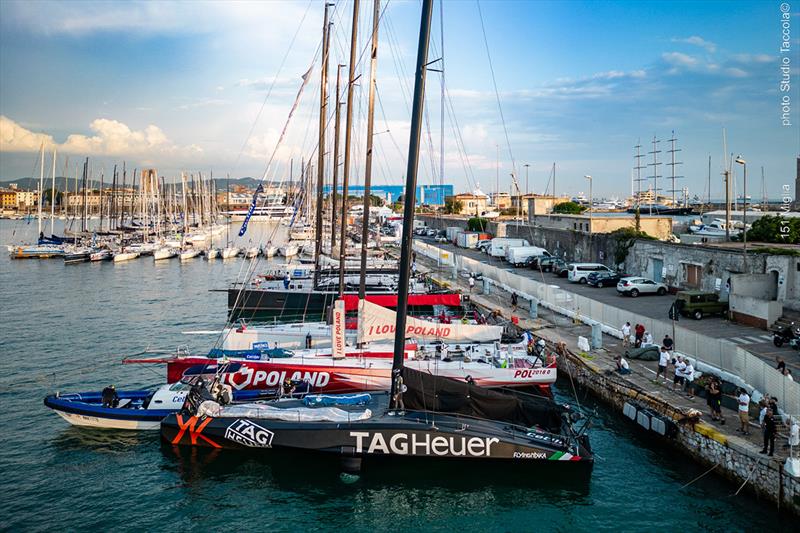 Flying Nikka takes pride of place on the maxi dock off the Yacht Club Livorno - 151 Miglia-Trofeo Cetilar - photo © Fabio Taccola