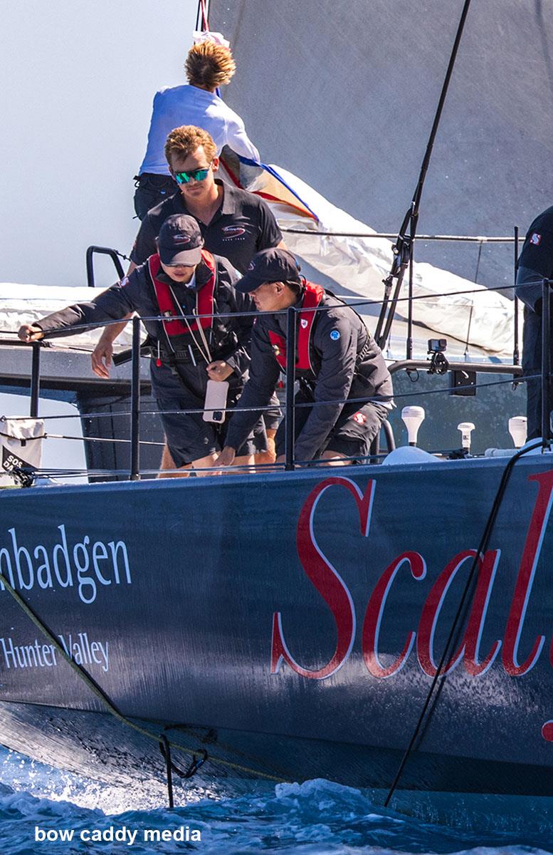 SHK Scallywag bears away in close company photo copyright Bow Caddy Media taken at Yacht Club Costa Smeralda and featuring the Maxi class