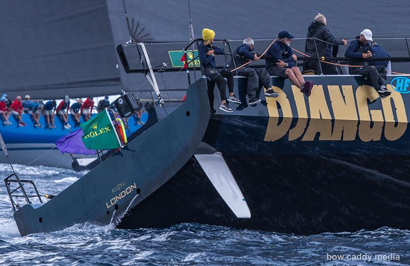 Django HF crew photo copyright Bow Caddy Media taken at Société Nautique de Saint-Tropez and featuring the Maxi class