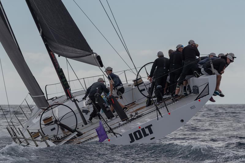 Jolt continued her Les Voiles de Saint-Tropez winning streak this week - Les Voiles de Saint-Tropez photo copyright Gilles Martin-Raget taken at Société Nautique de Saint-Tropez and featuring the Maxi class