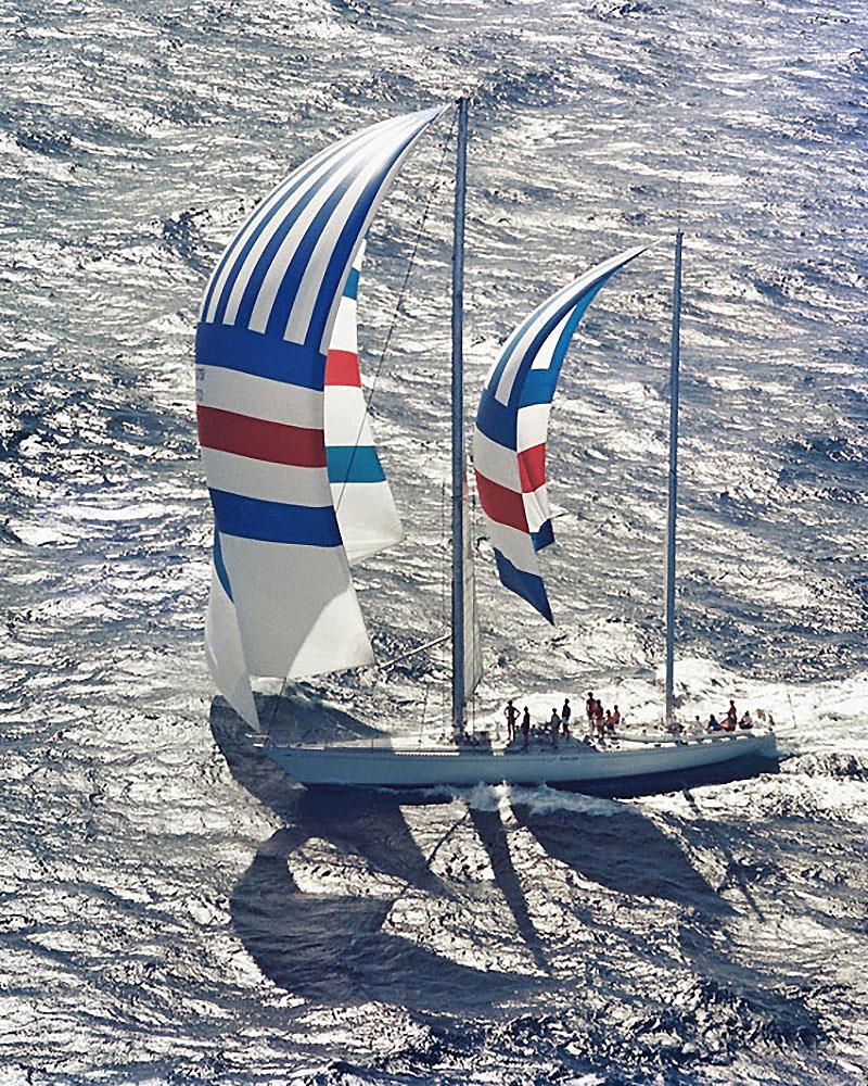 The mighty Kialoa III on the way to setting her record in 1975 - 2 days, 14 hours, 36 minutes, and 56 seconds - photo © Richard Bennett www.richardbennett.com.au