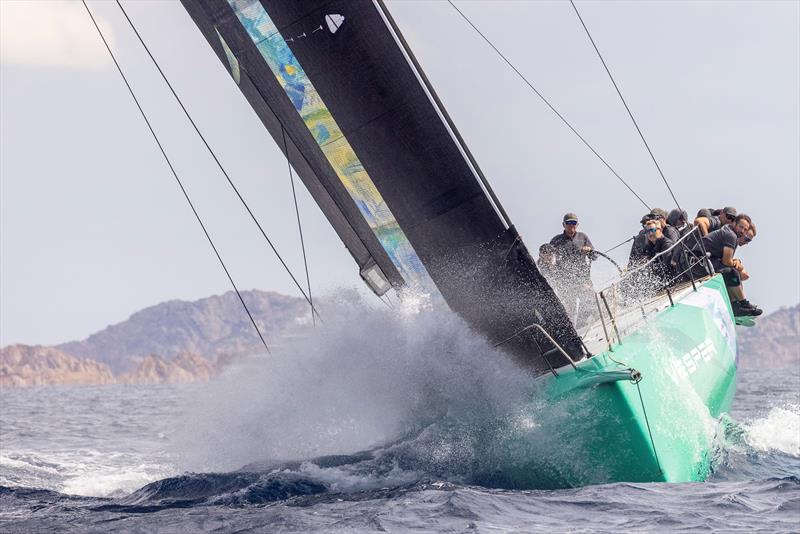 Jim Swartz at the helm of Vesper - second in the Maxi Grand Prix class today - Maxi Yacht Rolex Cup 2025 - photo © IMA / Studio Borlenghi 
