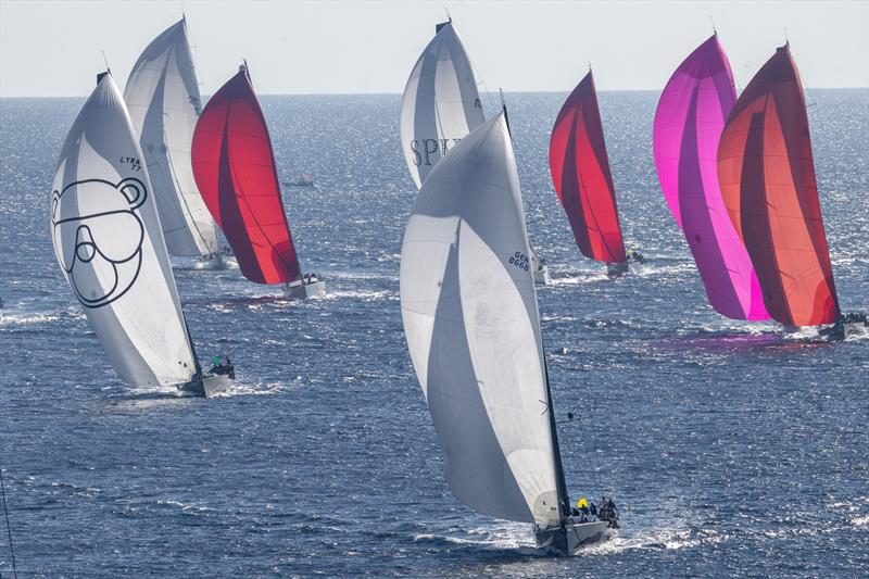 Alois Neukirchen's Schorch leads Maxi 3 down the run - photo © Gilles Martin-Raget / www.martin-raget.com