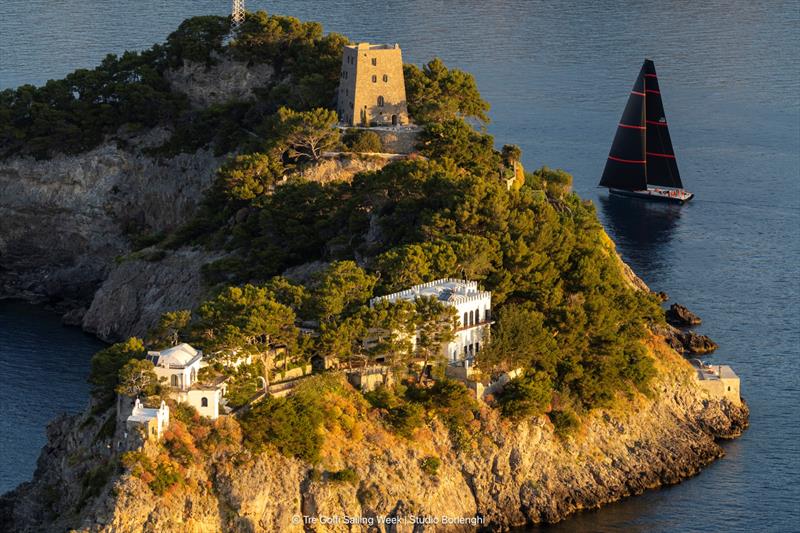 Pier Luigi Loro Piana's My Song rounds Li Galli photo copyright Tre Golfi Sailing Week / Studio Borlenghi taken at Circolo del Remo e della Vela Italia and featuring the Maxi class