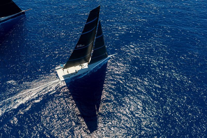 73rd Loro Piana Giraglia Maxi Windward Leeward Course on the Opening Day - photo © Loro Piana / Studio Borlenghi