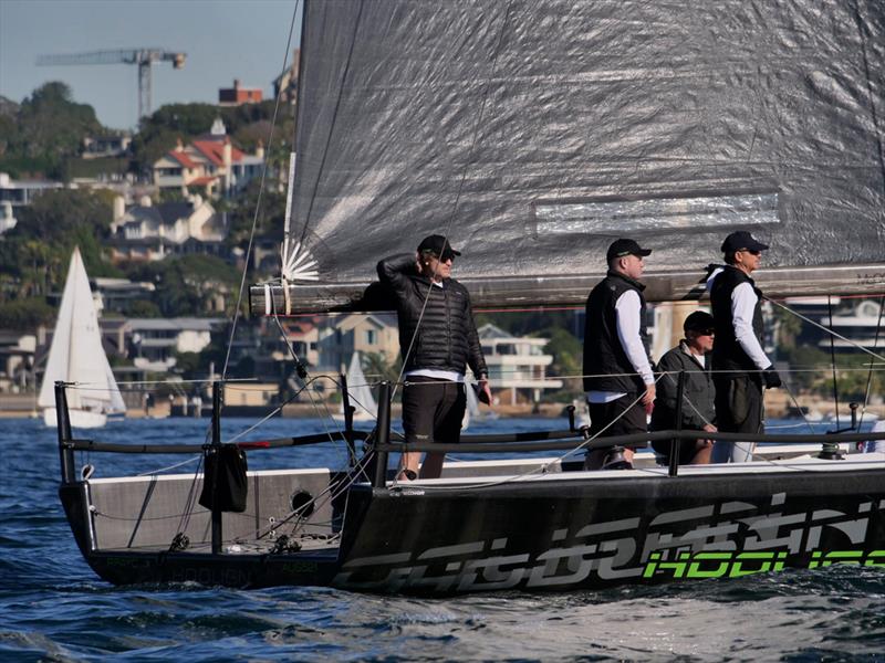 Chis Dare joined Hooligan for MC38 2020 Season Act 3 on Sydney Harbour - photo © Tilly Lock Media