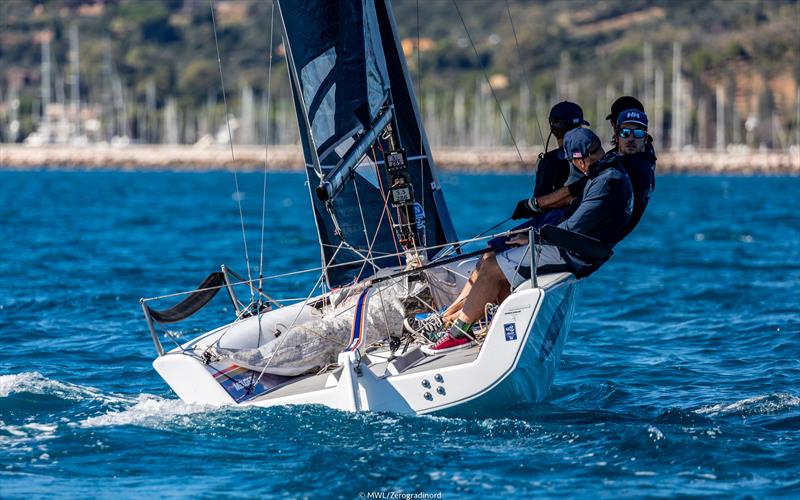 Melges 20 World Championship at Cala Galera, Greece day 2 photo copyright MWL / Zerogradinord taken at  and featuring the Melges 20 class