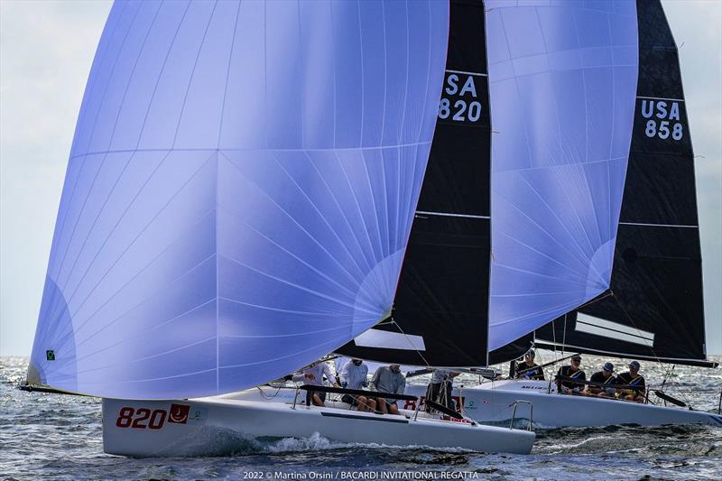 Bora Gulari ahead in the Melges 24 on race day 2 at Bacardi Cup Invitational Regatta - photo © Martina Orsini