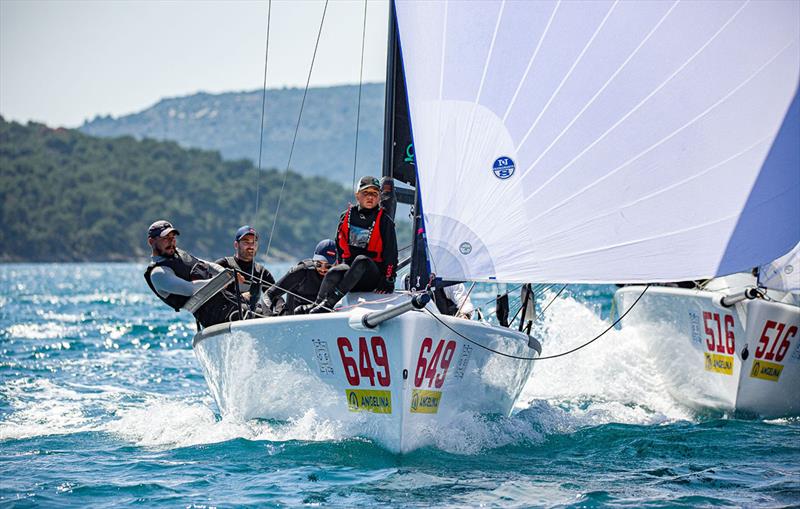 Mataran 24 CRO649 (Ante Botica , Ivo Matic, Mario Škrlj, Damir Civadelic, Miro Šangulin)  current European Corinthian champion in Melges 24 - CRO Melges 24 Cup photo copyright Hrvoje Duvancic taken at  and featuring the Melges 24 class